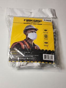 Firm Grip
Reusable Face Mask Five Pack)