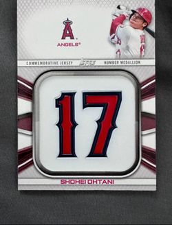 Shohei Ohtani Number Medallion Card