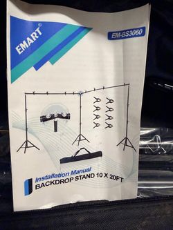 Emart 10x20ft Photo Backdrop Stand Kit EM-BS3060