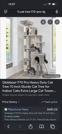 Luxury top quality CAT Tree GLOBELAZER F 70 inch Tall Brand new