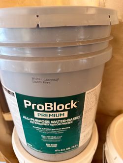ProBlock Premium Interior/Exterior Primer 5 Gallon