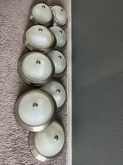 9 Globe Light Fixtures