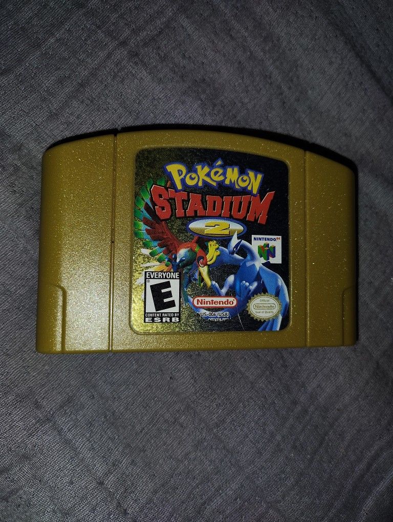 Used Vintage Pokemon Stadium 2 Nintendo 64 Cart