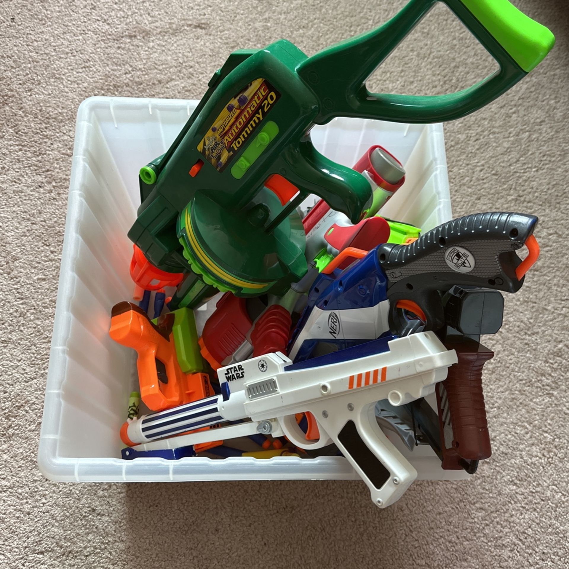 Nerf Guns W/ 50+ Bullets