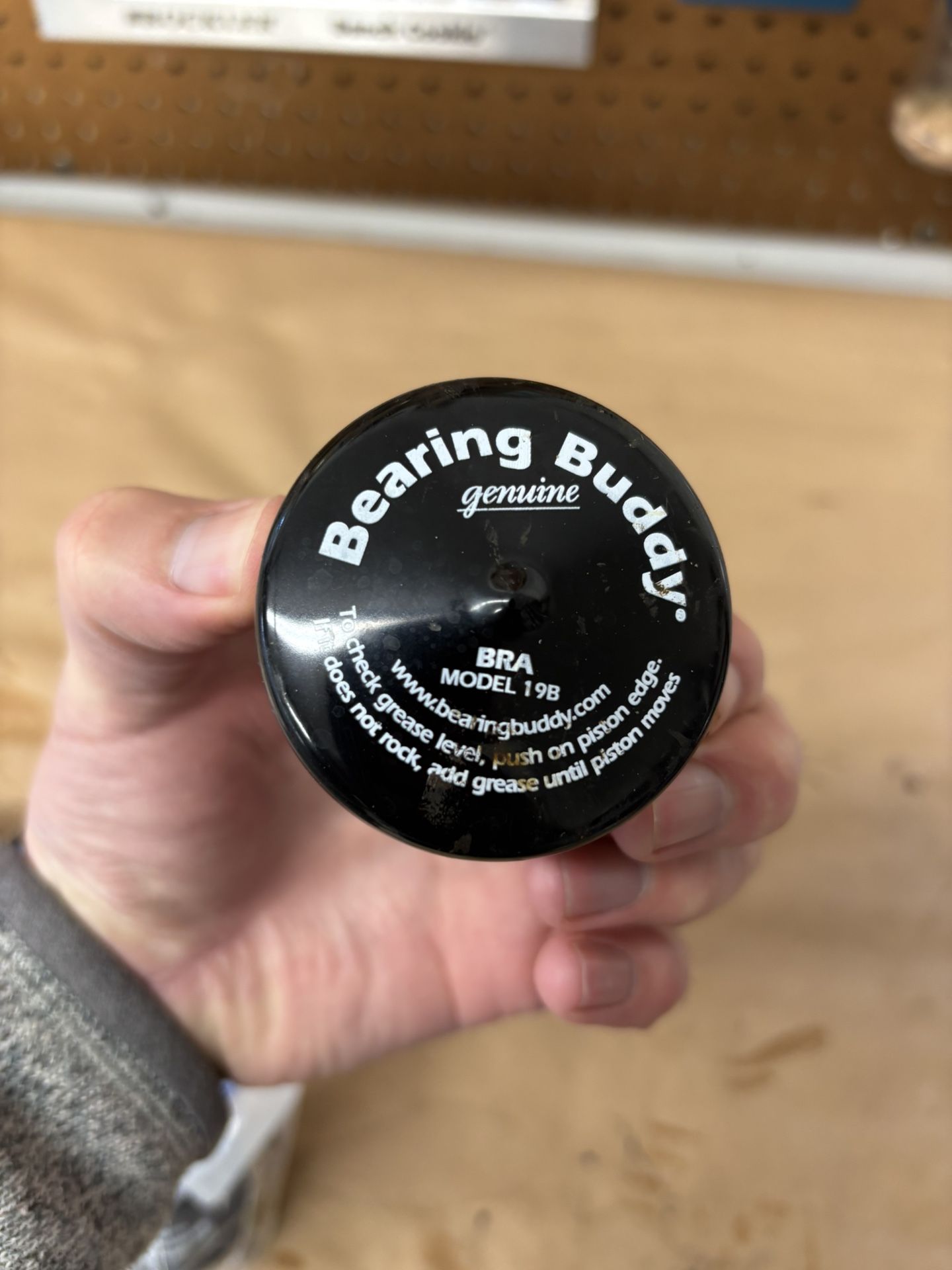 4 - Bearing Buddys model 1980 stainless steel with covers