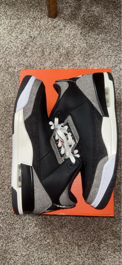 Jordan 3 Retro ‘Levi’s Black’ Size 9.5 Worn Once, No Box