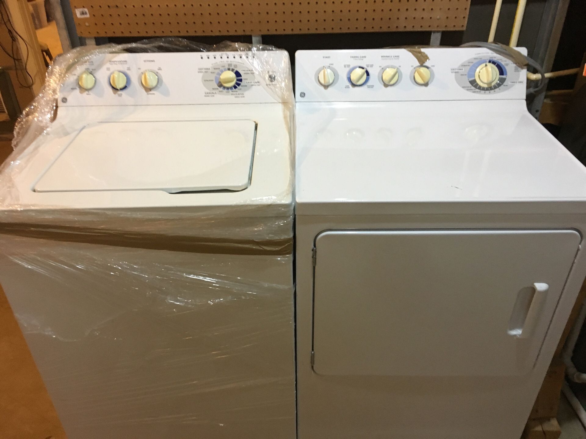 GE King size capacity washer and Dryer