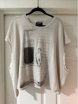 ERD Garden of unborn children cut off tee size large
