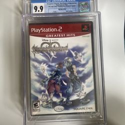 PS2 Kingdom Hearts CGC Graded 9.9
