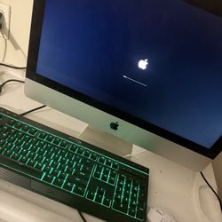 Apple iMac & Gaming Keyboard And Mouse