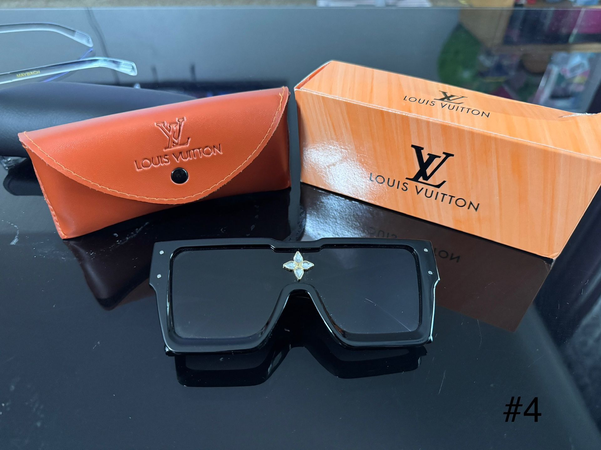 Louis Vuitton Black Oversized Sunglasses