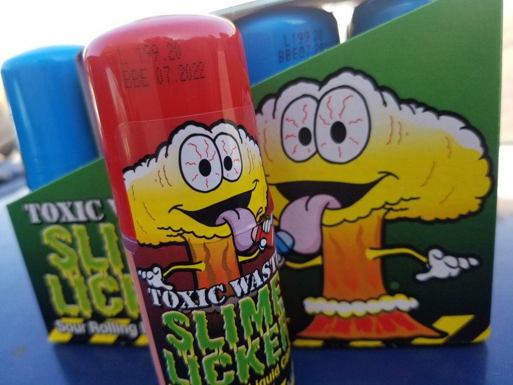 Toxic Waste- Slime Licker Duo  Dulceria La Bonita Wholesale LLC