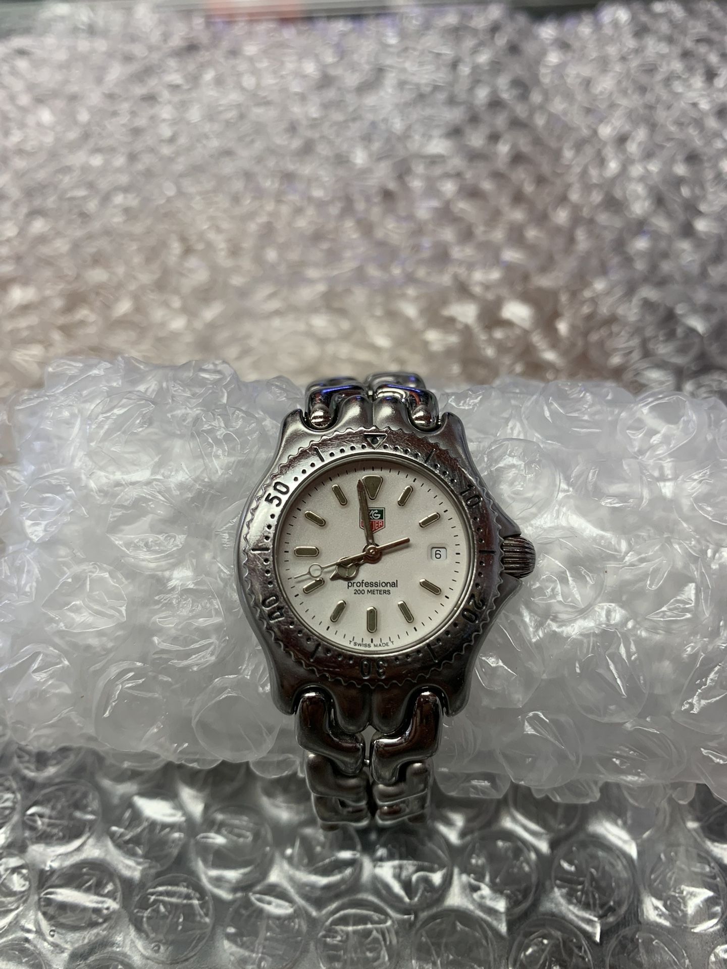 TAG HEUER Women's S99.015 Quartz Watch St.Steel Date
