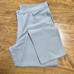 Greg Norman Shark NWOT Men’s Gray Stretch Straight Leg Pants size 40/30 