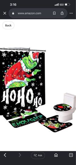 Merry Christmas Bathroom 4-Piece Set