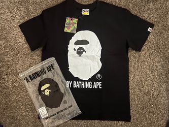 Black and white Bape tee