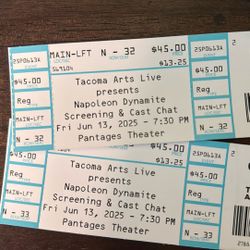 2x Napoleon Dynamite Live Tickets 6/13/25