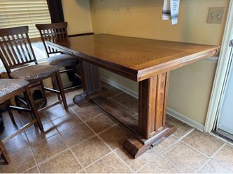 Counter height dining table