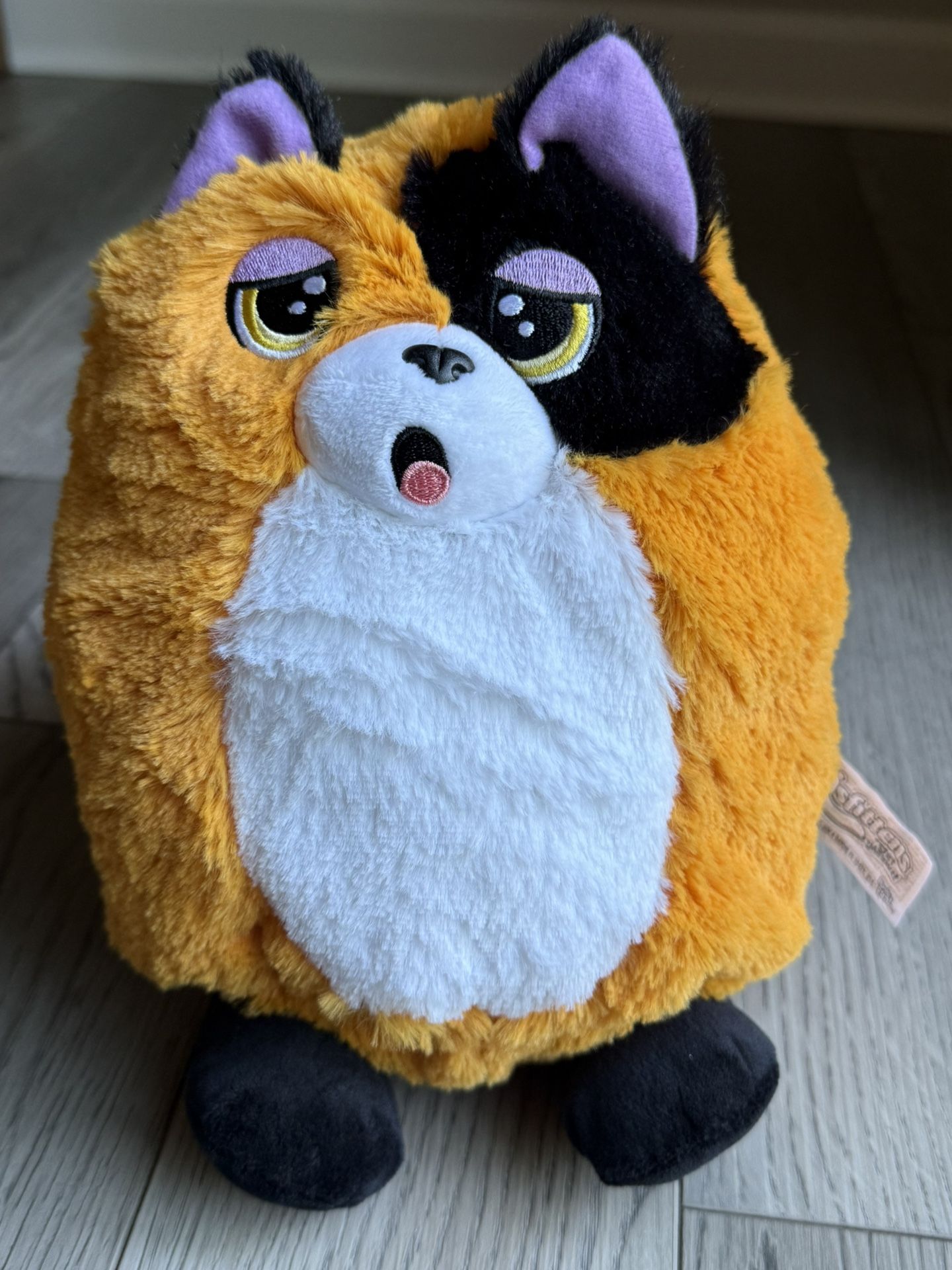 Misfittens Cat Plush Stuffed Animal 10”