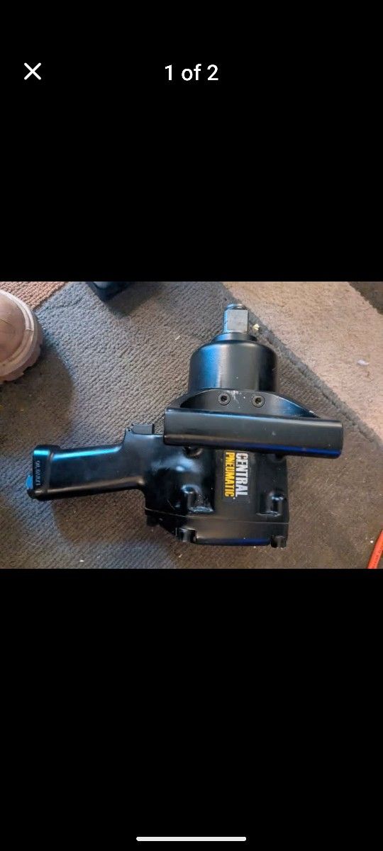 Central Pneumatic 1 Inch Air Impact Wrench