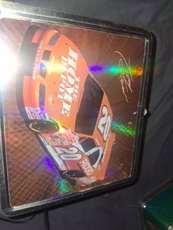 Vintage 2000 Tony Stewart #20 Home Depot Holographic Metal Lunchbox Collector Tin