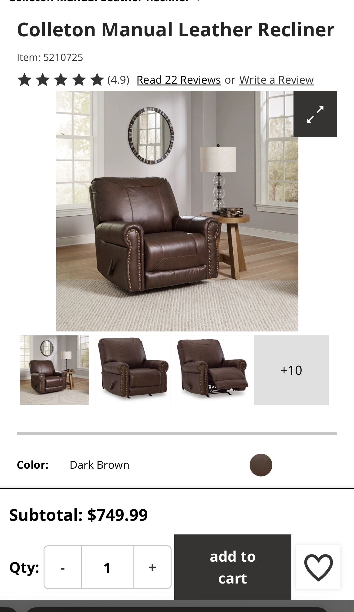 Manual Recliner