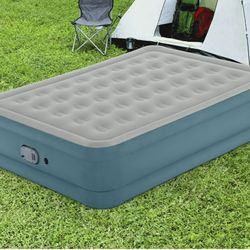 AlwayzAire Tough Guard 18" Queen Air Mattress with Rechargeable Pump