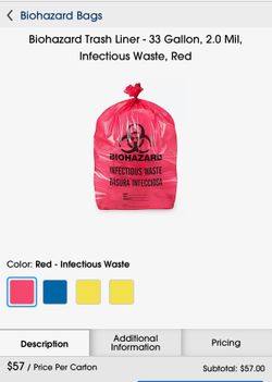 BIO HAZARDS BAGS
