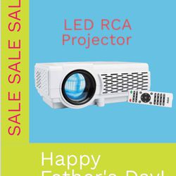 Family Time With RCA LED Projector 