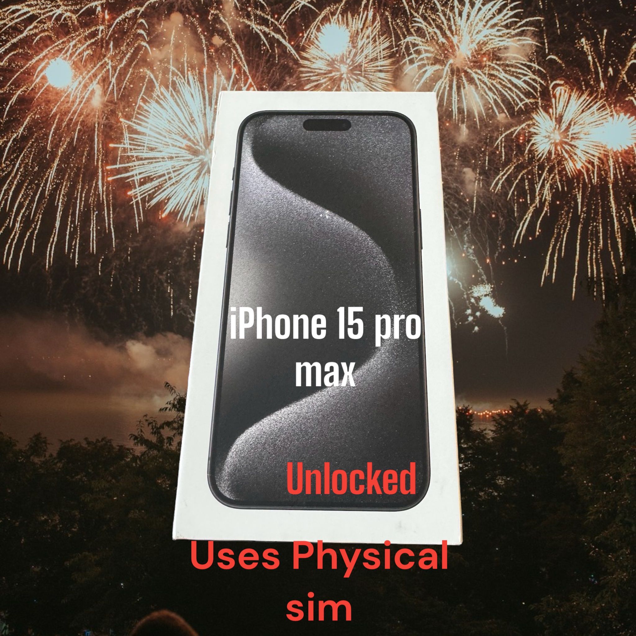 Apple iPhone 15 Pro Max 256GB Unlocked ✅ Any Carrier With physical SIM Tray