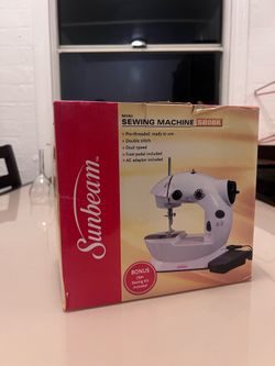 Sunbeam mini sewing machine - NEW
