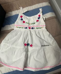 White Salvadorian Dress for Baby size 1