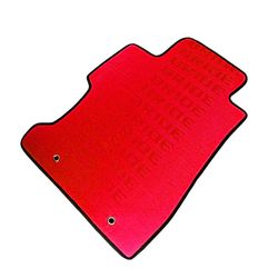 BRAND NEW 2006-2015 Honda Civic Bride Fabric Red Custom Fit Floor Mats Interior Carpets LHD