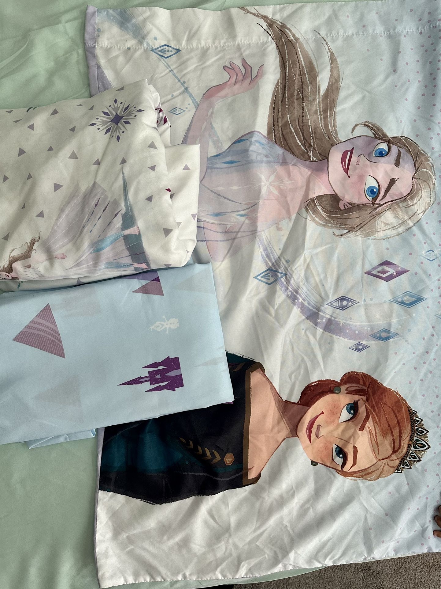 Frozen, Elsa And Anna Bed Sheets, Twin