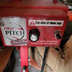 First Pitch Baseline Softball Pitching Machine