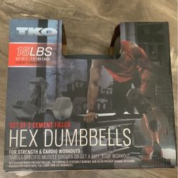15 LB Dumbbells