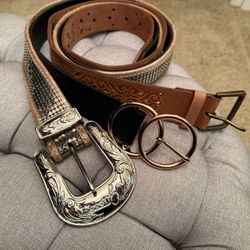 Womens Belts Size Medium 