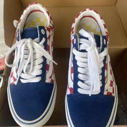 Red White And Blue Vans