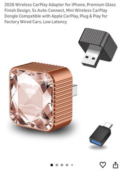 Brand New : 2026 Wireless CarPlay Adapter for iPhone