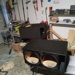 12-in Subwoofer Boxes Ready To Go