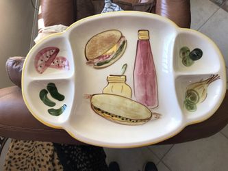 Collectible serving platter from the 60s or 70s
