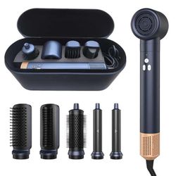 6-in-1 Airwrap Hair Styler Set – Curl, Smooth & Blow Dry
