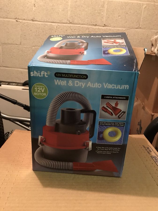 Wet/dry new portable vacuum.