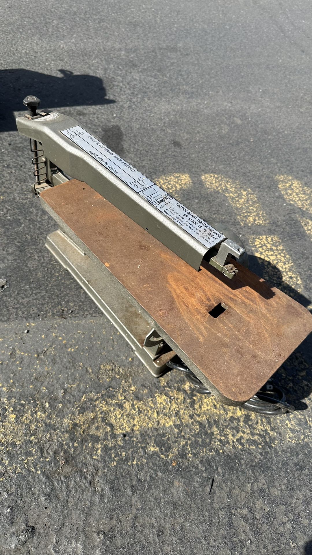 Rexon 15” Scroll Saw