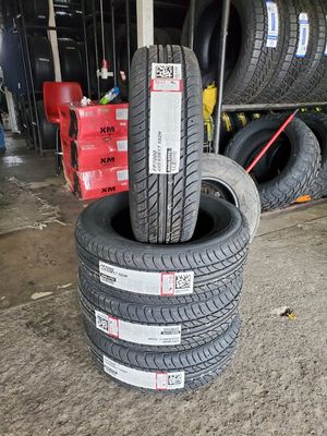 Photo 225/65/17 new 4 tires for $360 with balance and installation we also finance {contact info removed} Dorian 7637 airline dr houston TX 77037