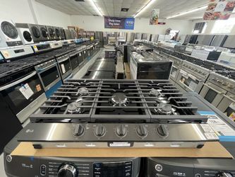 LG 36” Gas Cooktop in Black Stainless Steel with 5 Burners and Easy Clean / Scratch and Dent