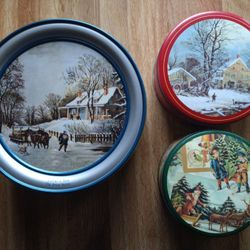 Vintage Decorative Tins. (3)