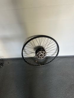 E Bike Wheel with Disc Brake Rotor