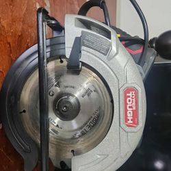 Hyper Tough 12 Amp Corded 7-1/4 inch Circular Saw with Steel Plate Shoe
