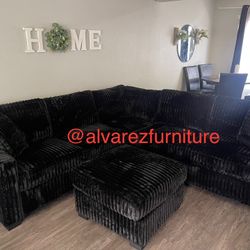 Sectional Sofa With Ottoman 